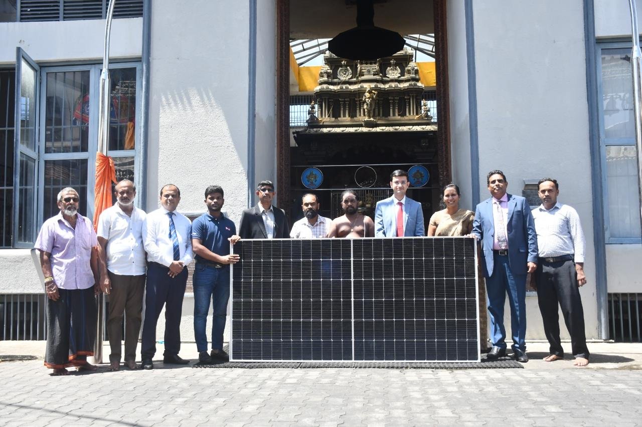 Handing over of solar rooftop systems at religious sites